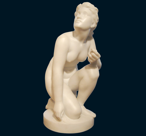 Josep Viladomat - The feminine ideal - Female nude kneeling