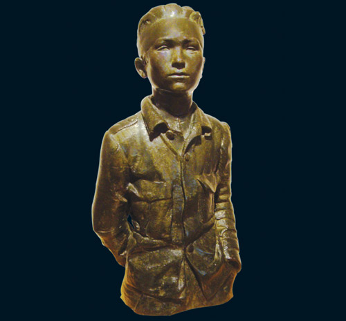 Josep Viladomat - Sculpting pain - Young Red militiaman